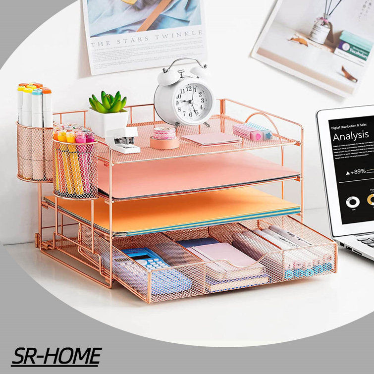 SR HOME Metal Desk Organizer Wayfair